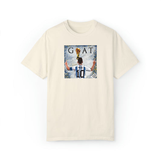 Lionel Messi Comfort Colors Unisex GOAT T-Shirt