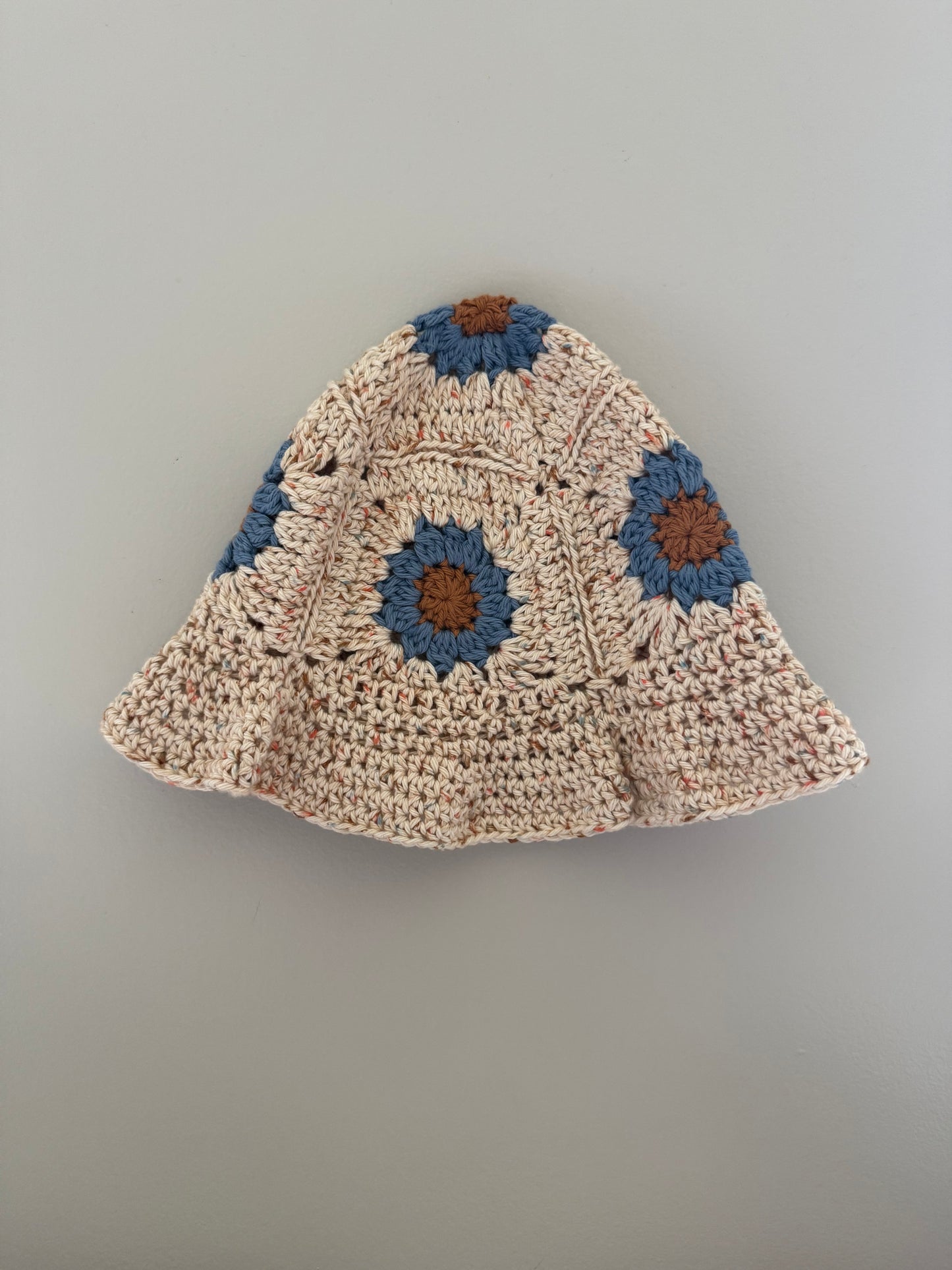 Crochet Granny Square Bucket Hats, Beach Hats, Sun Hats