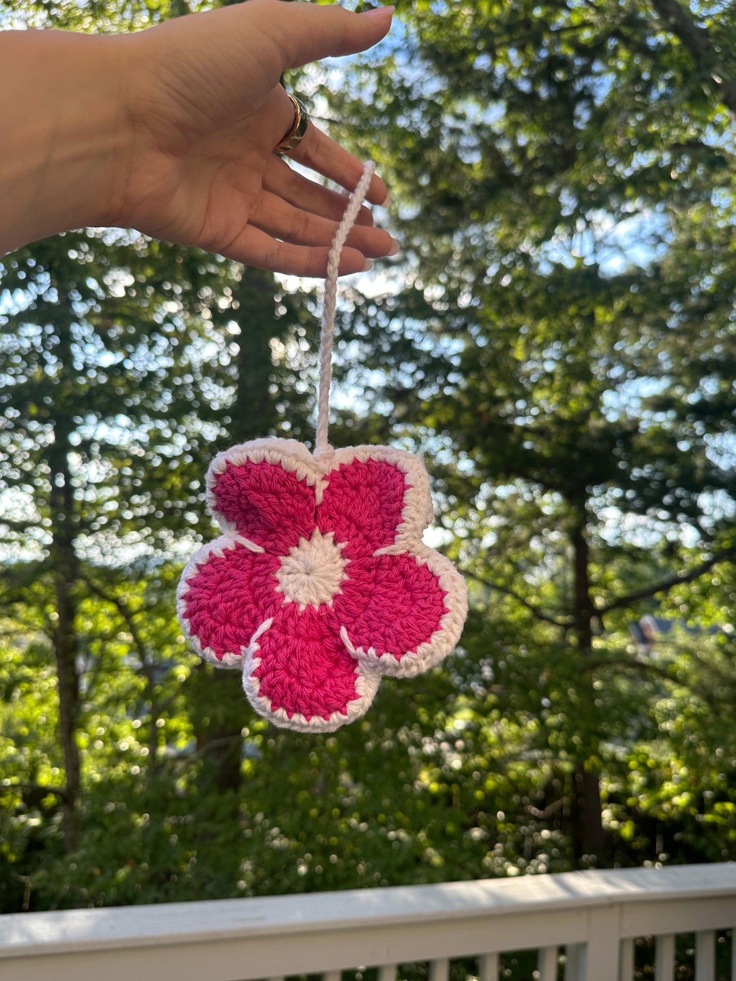Flower Bag Charm