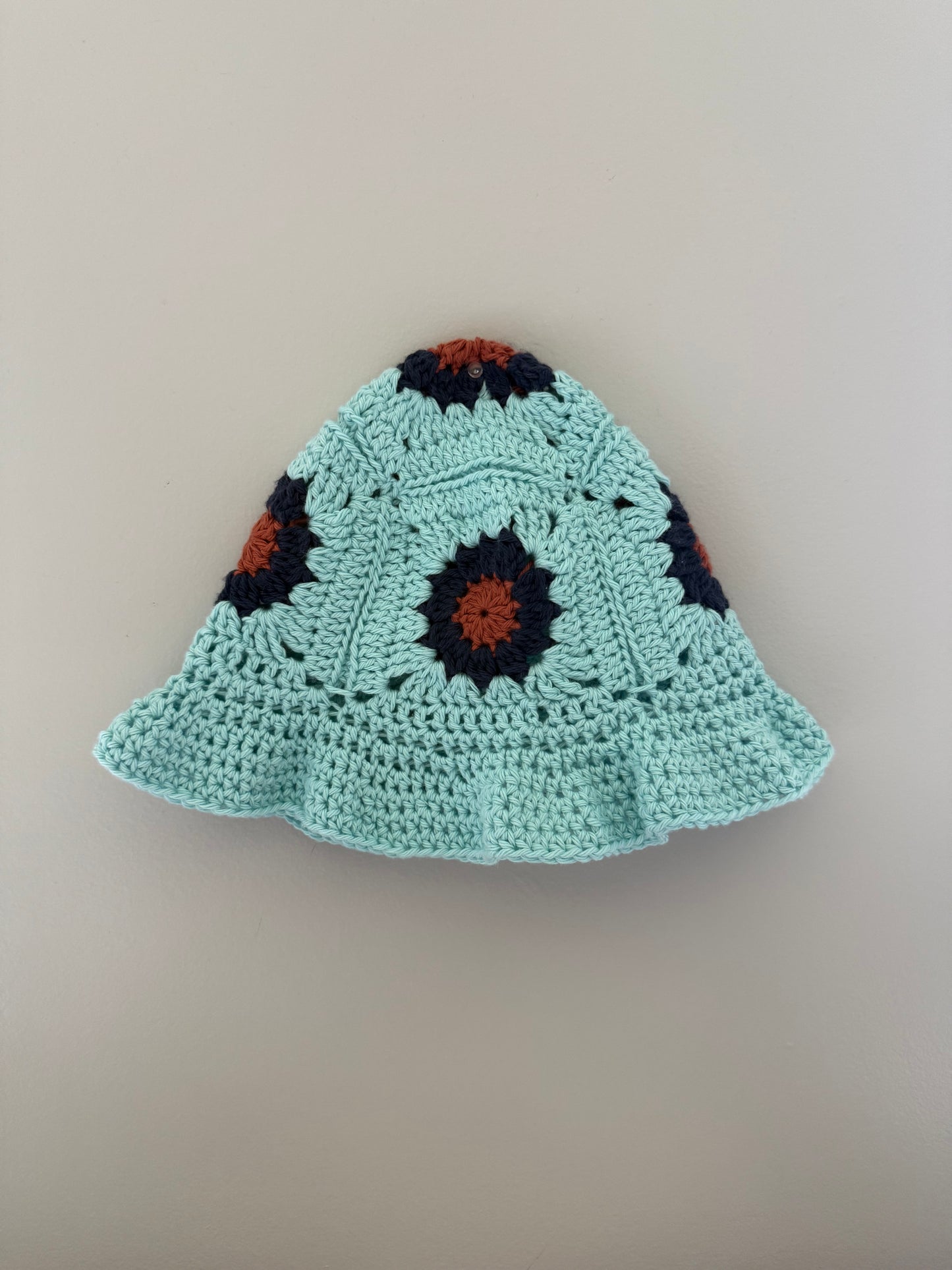 Crochet Granny Square Bucket Hats, Beach Hats, Sun Hats