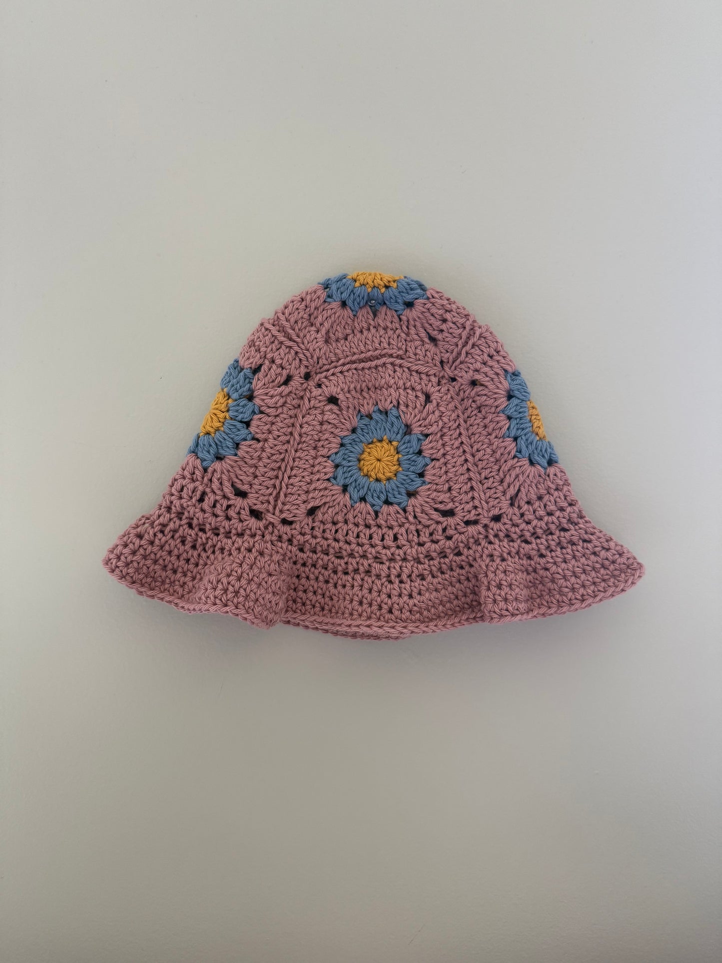 Crochet Granny Square Bucket Hats, Beach Hats, Sun Hats
