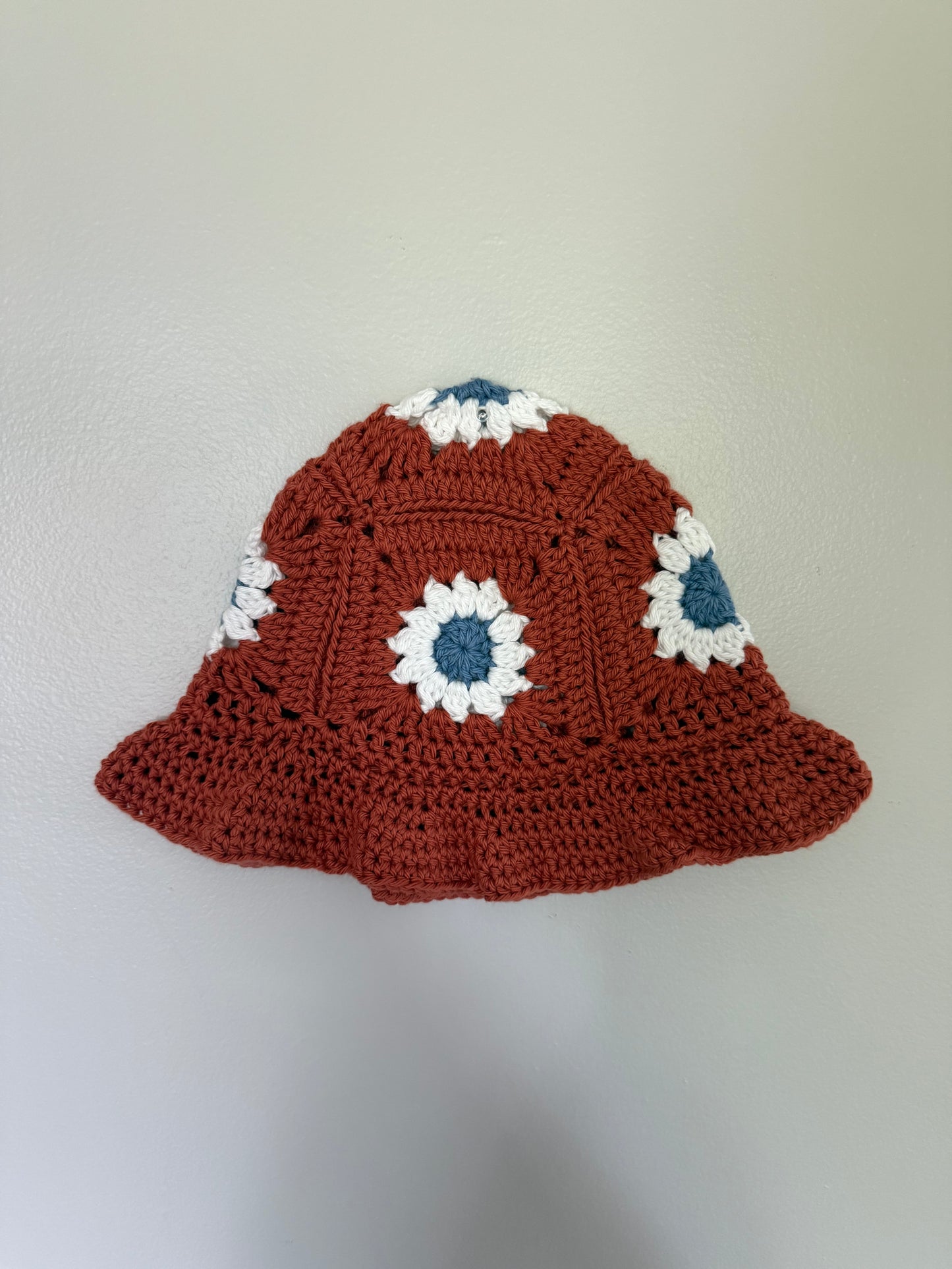Crochet Granny Square Bucket Hats, Beach Hats, Sun Hats