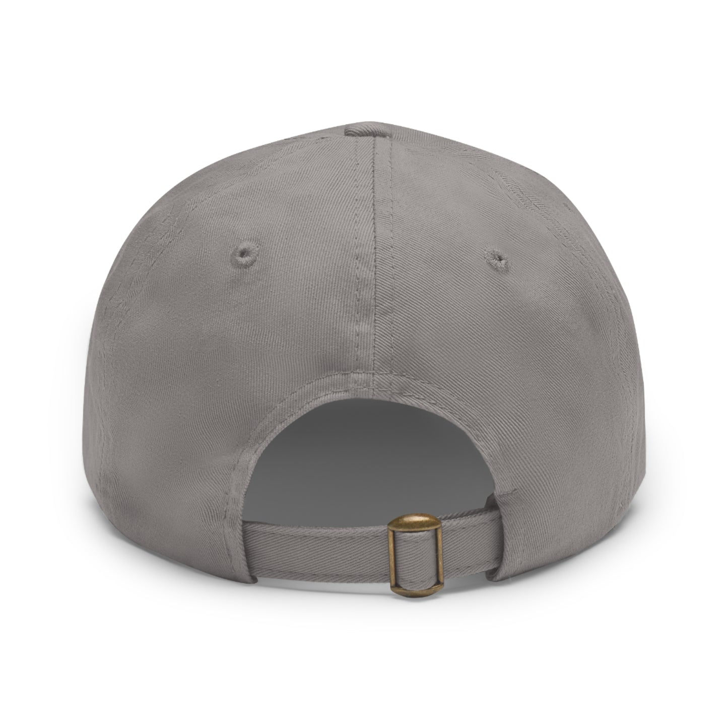 Bucket of Axolotl Dad Hat with Leather Patch (Rectangle)