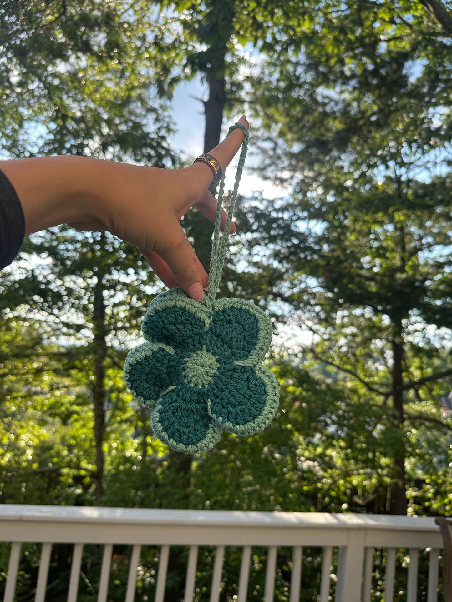 Flower Bag Charm