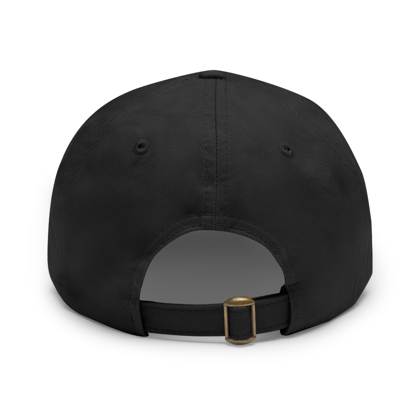 Bucket of Axolotl Dad Hat with Leather Patch (Rectangle)