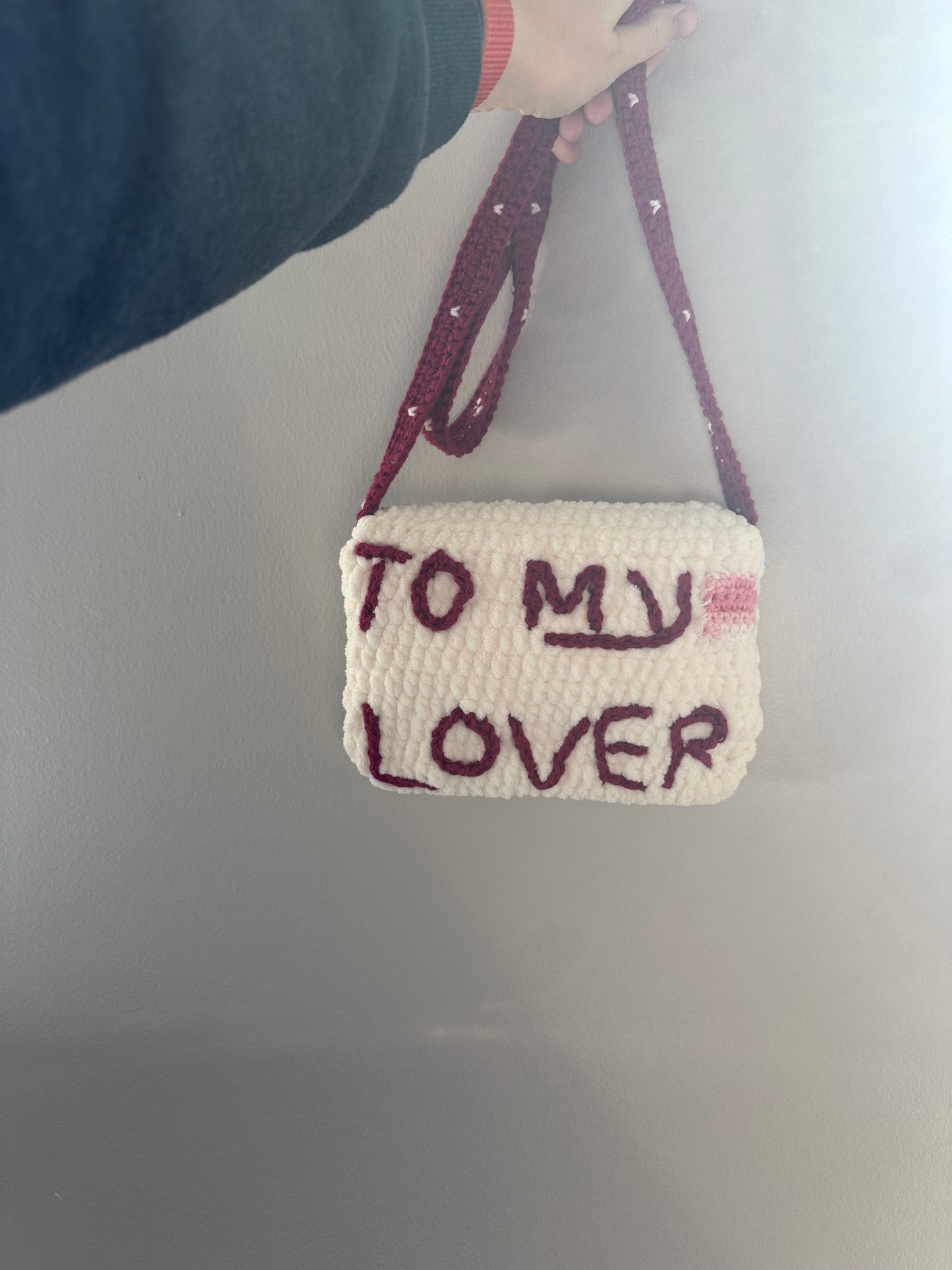 “To my lover” Valentines Letter Purse