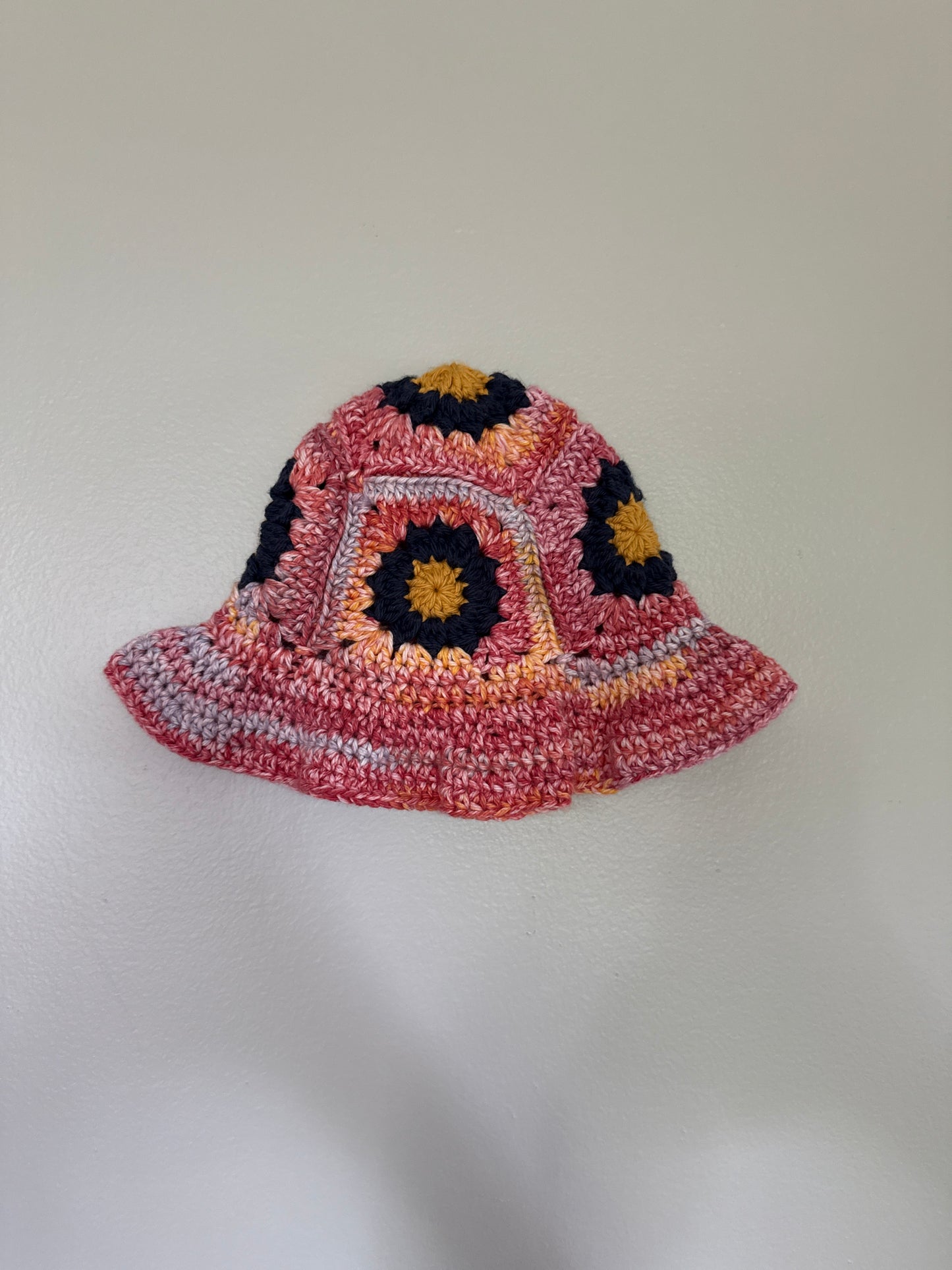 Crochet Granny Square Bucket Hats, Beach Hats, Sun Hats