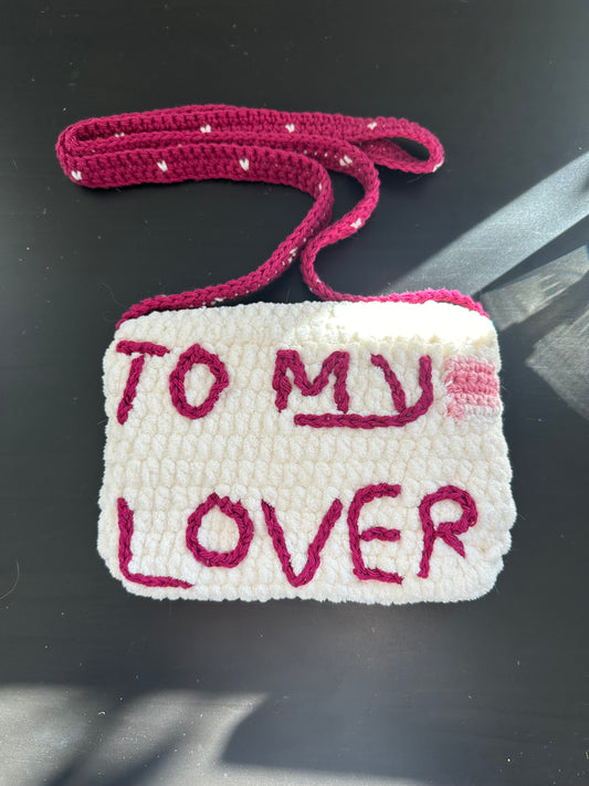 “To my lover” Valentines Letter Purse