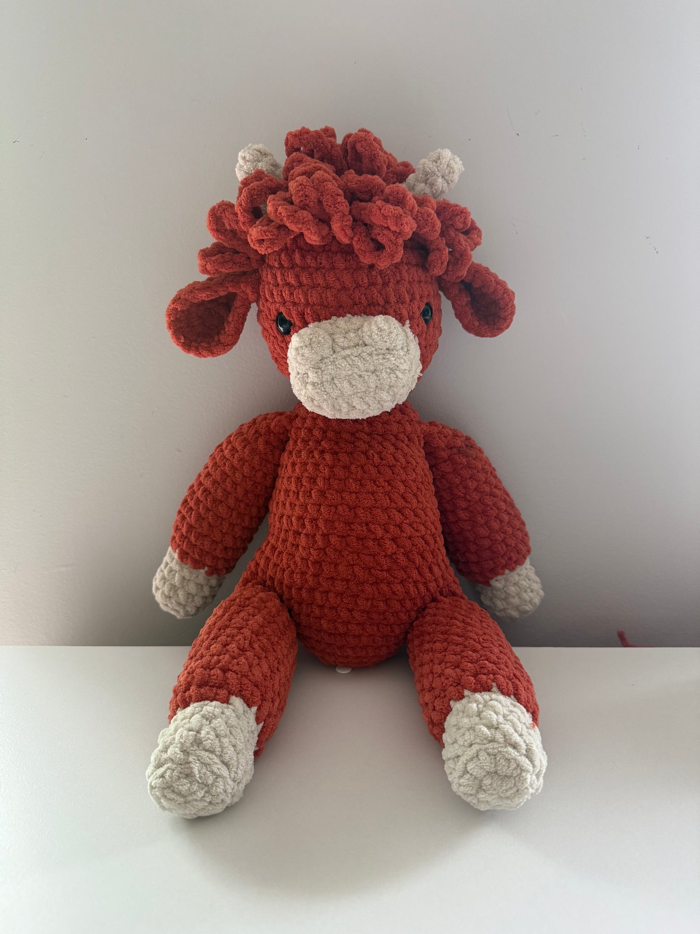 Chubby Cow Barnyard Weighted Stuffed Animal Plushie