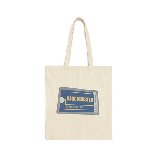 Blockbuster Membership Card Cotton Canvas Tote Bag