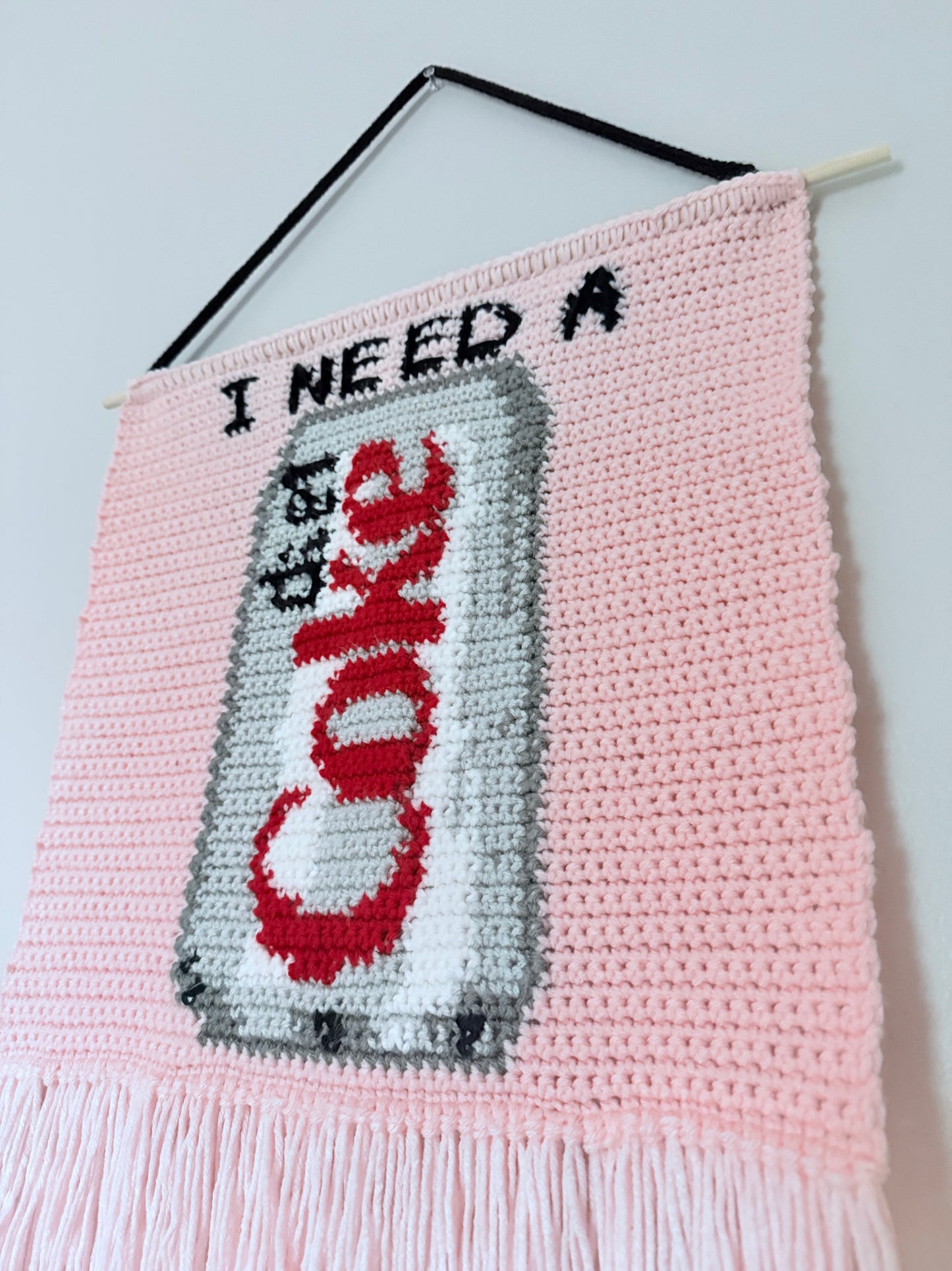 "I Need A Diet Coke" Tapestry -- FINISHED PRODUCT