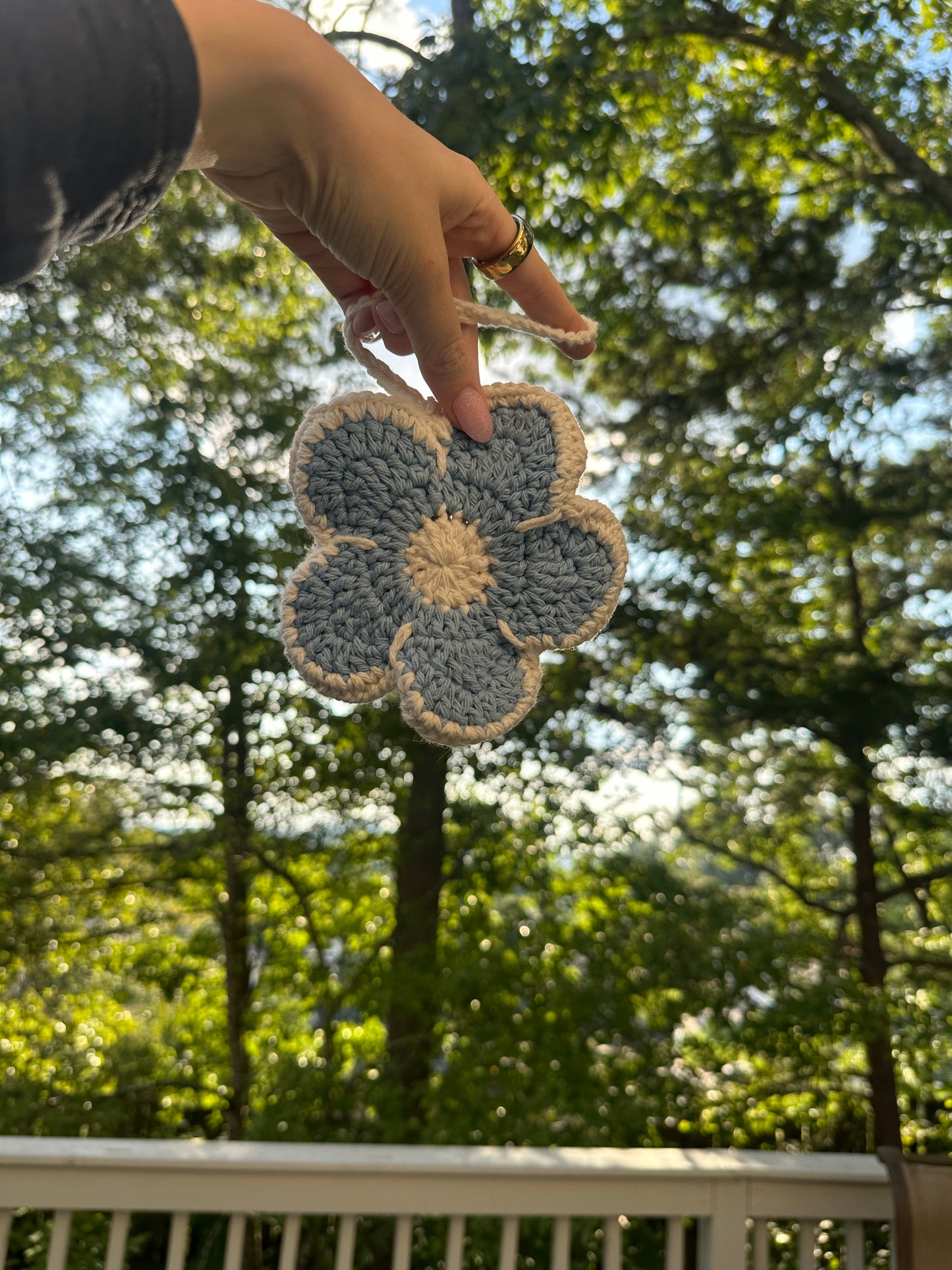 Flower Bag Charm