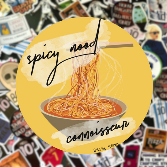 Spicy Nood Connoisseur Sticker