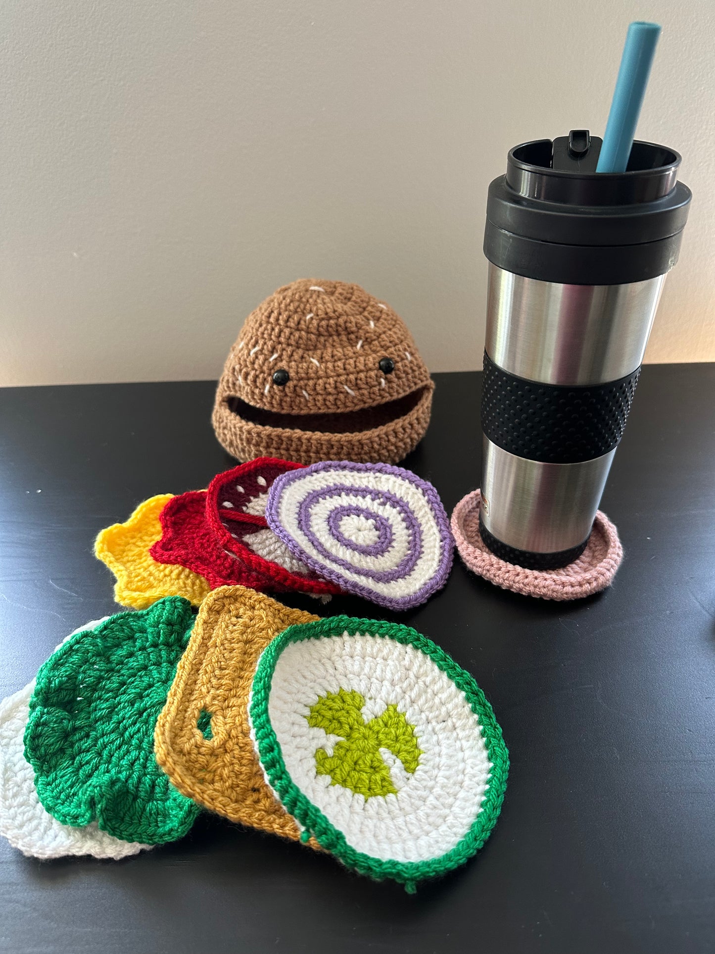 Hamburger Coaster Set