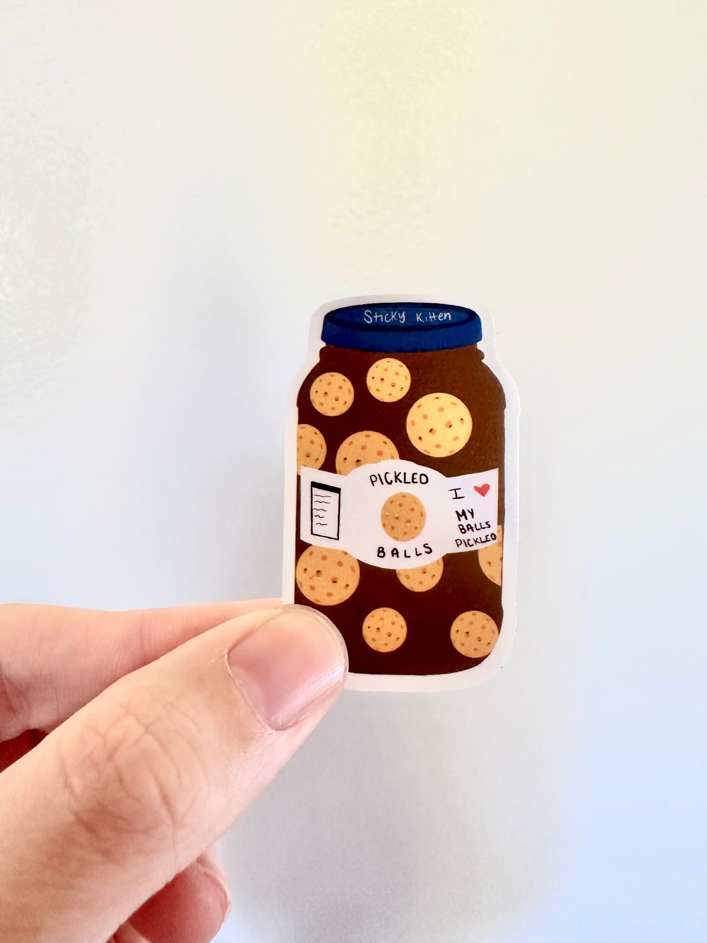 Pickled Balls — Pickle Ball Sticker