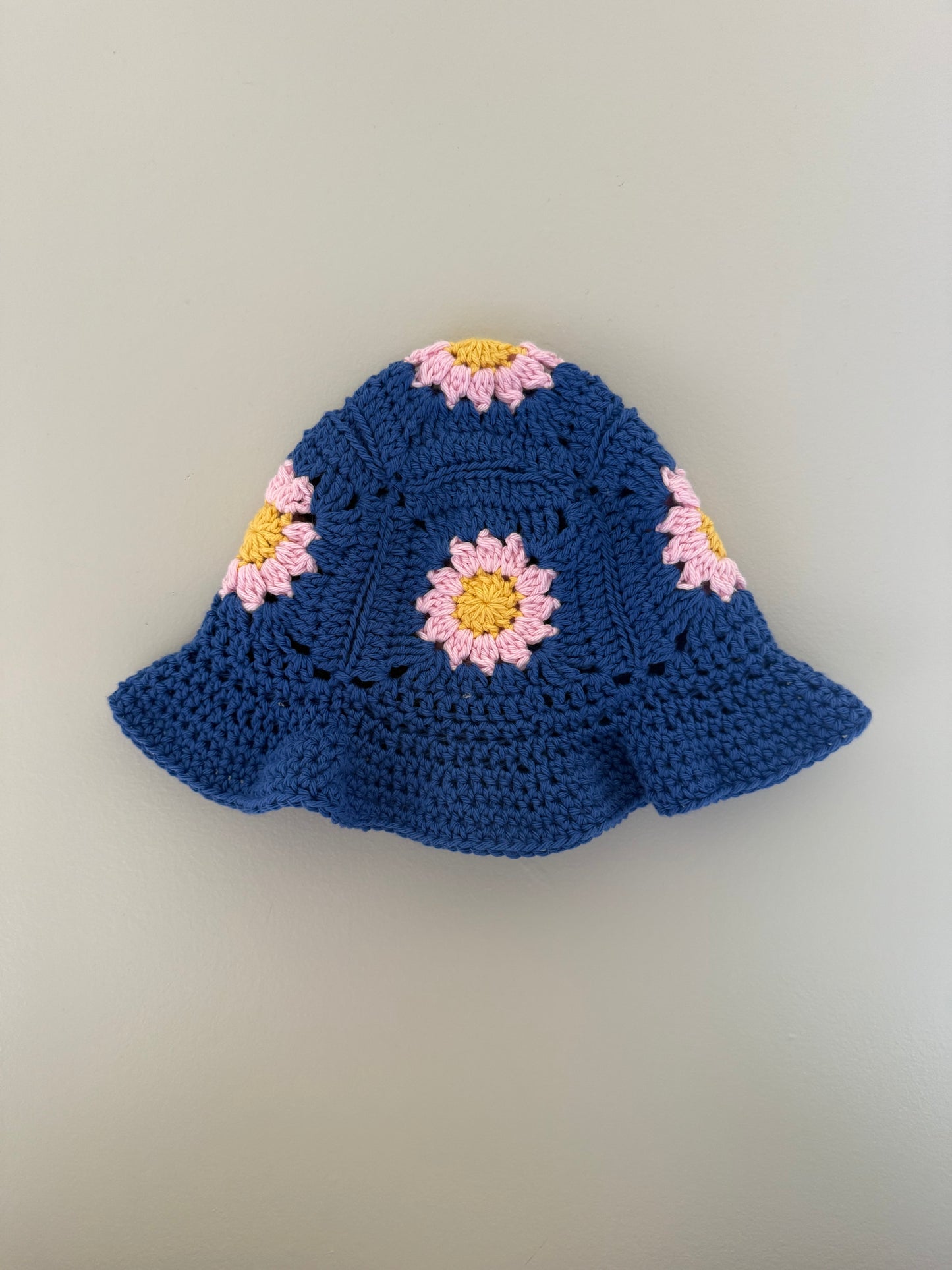 Crochet Granny Square Bucket Hats, Beach Hats, Sun Hats