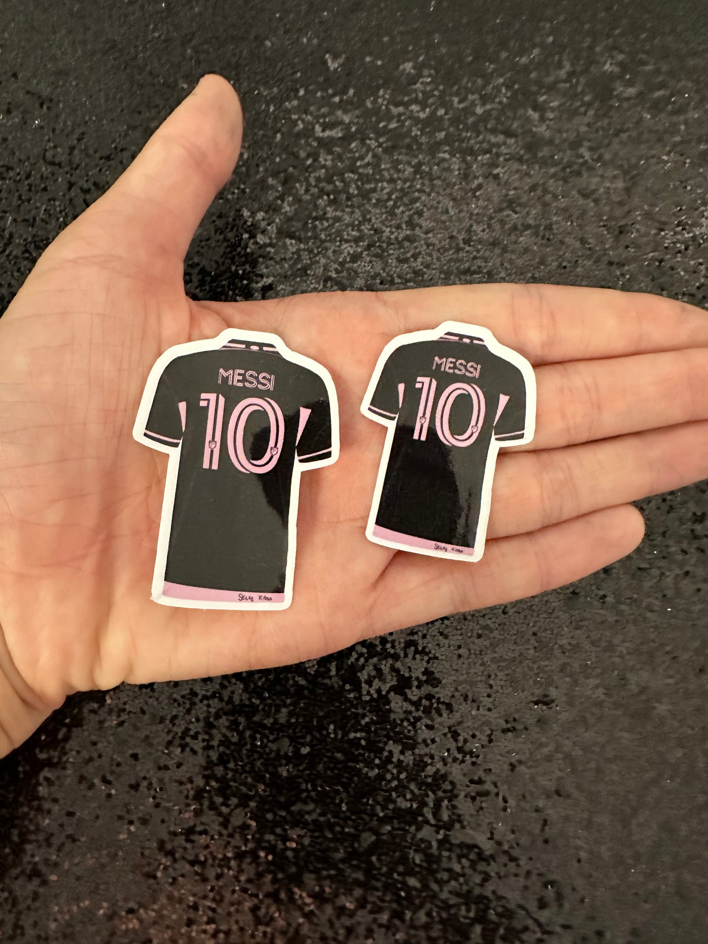 Lionel Messi Jersey Water Resistant Vinyl Stickers