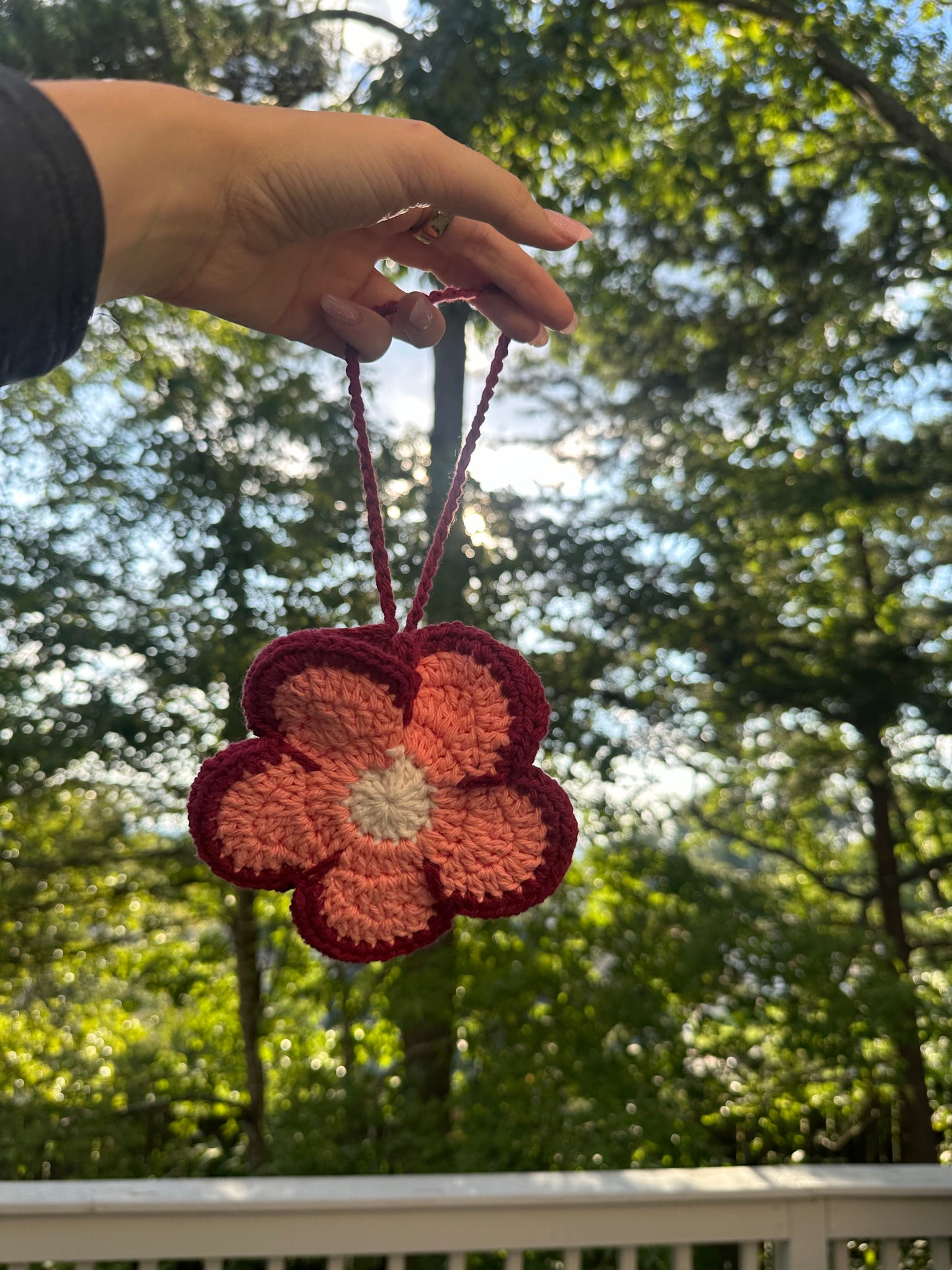 Flower Bag Charm