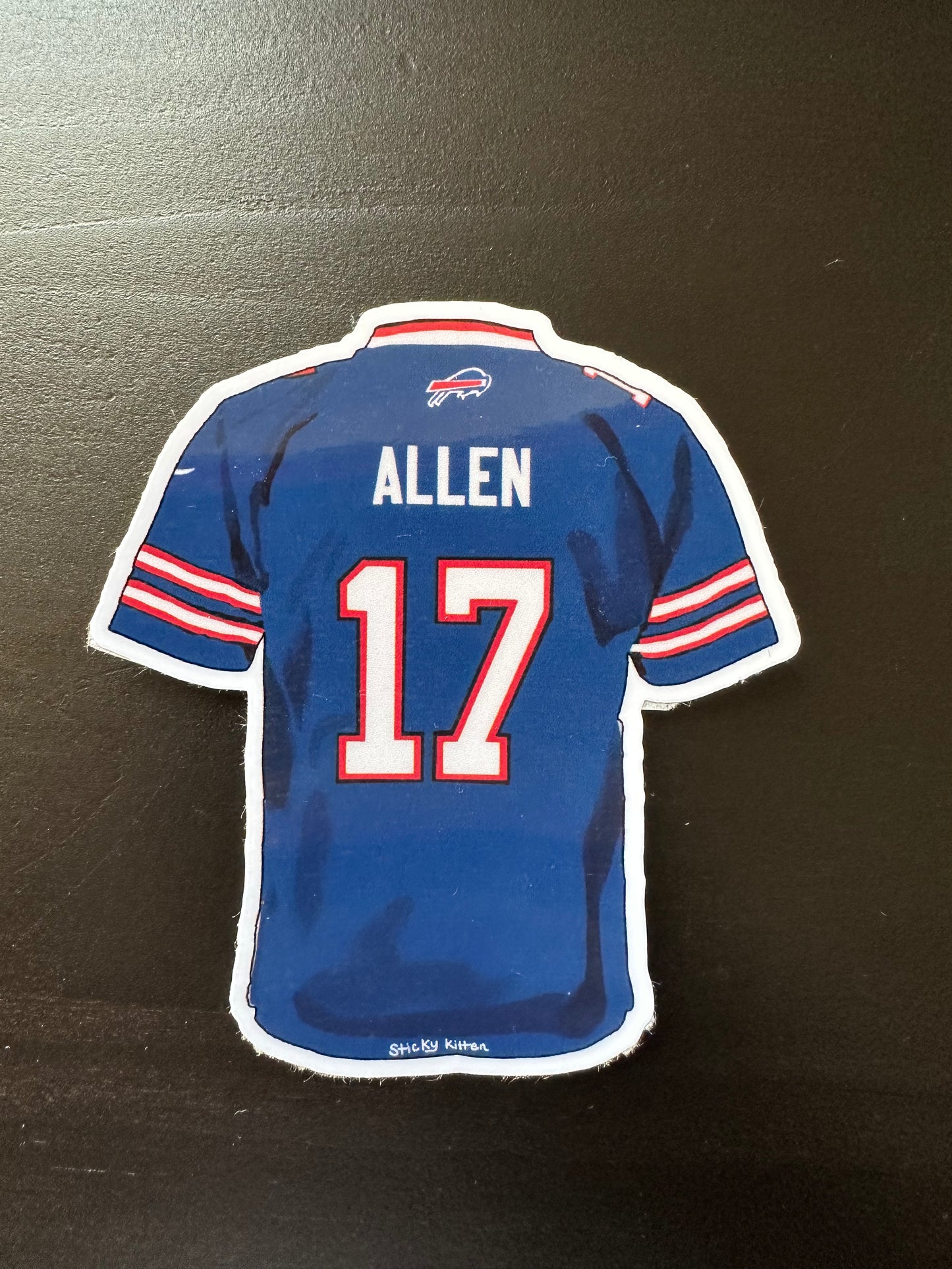 Josh Allen Jersey Sticker