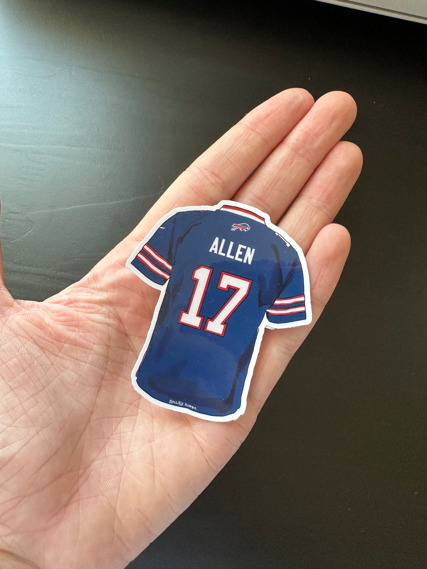 Josh Allen Jersey Sticker