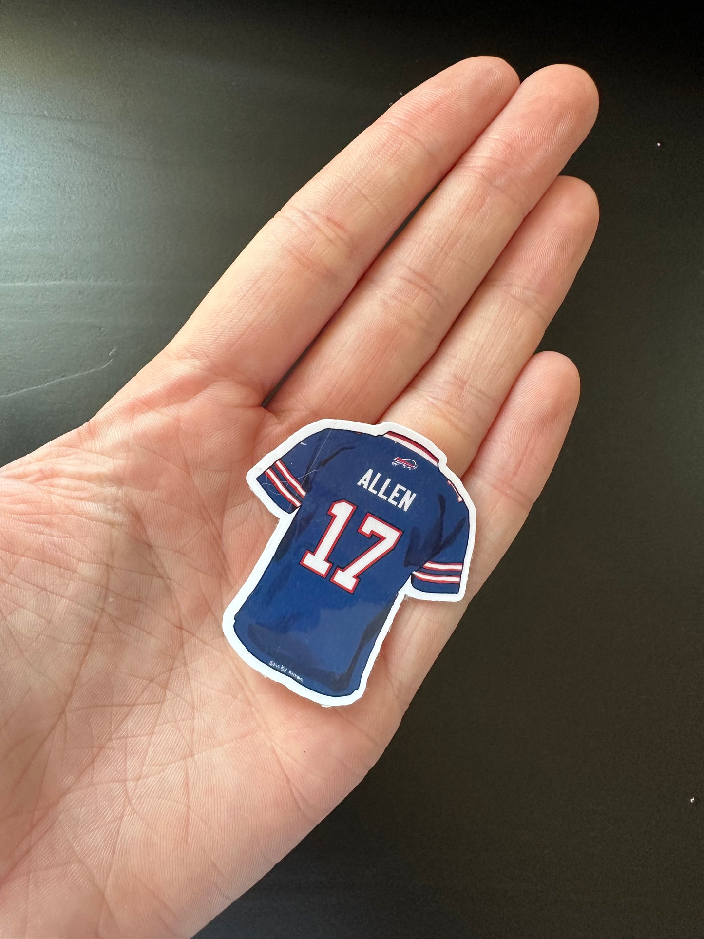 Josh Allen Jersey Sticker