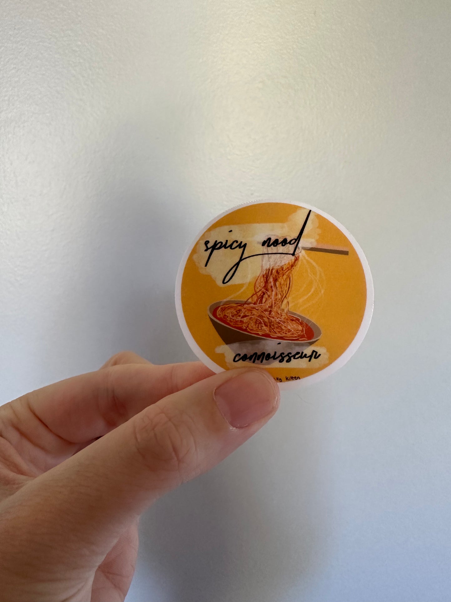 Spicy Nood Connoisseur Sticker