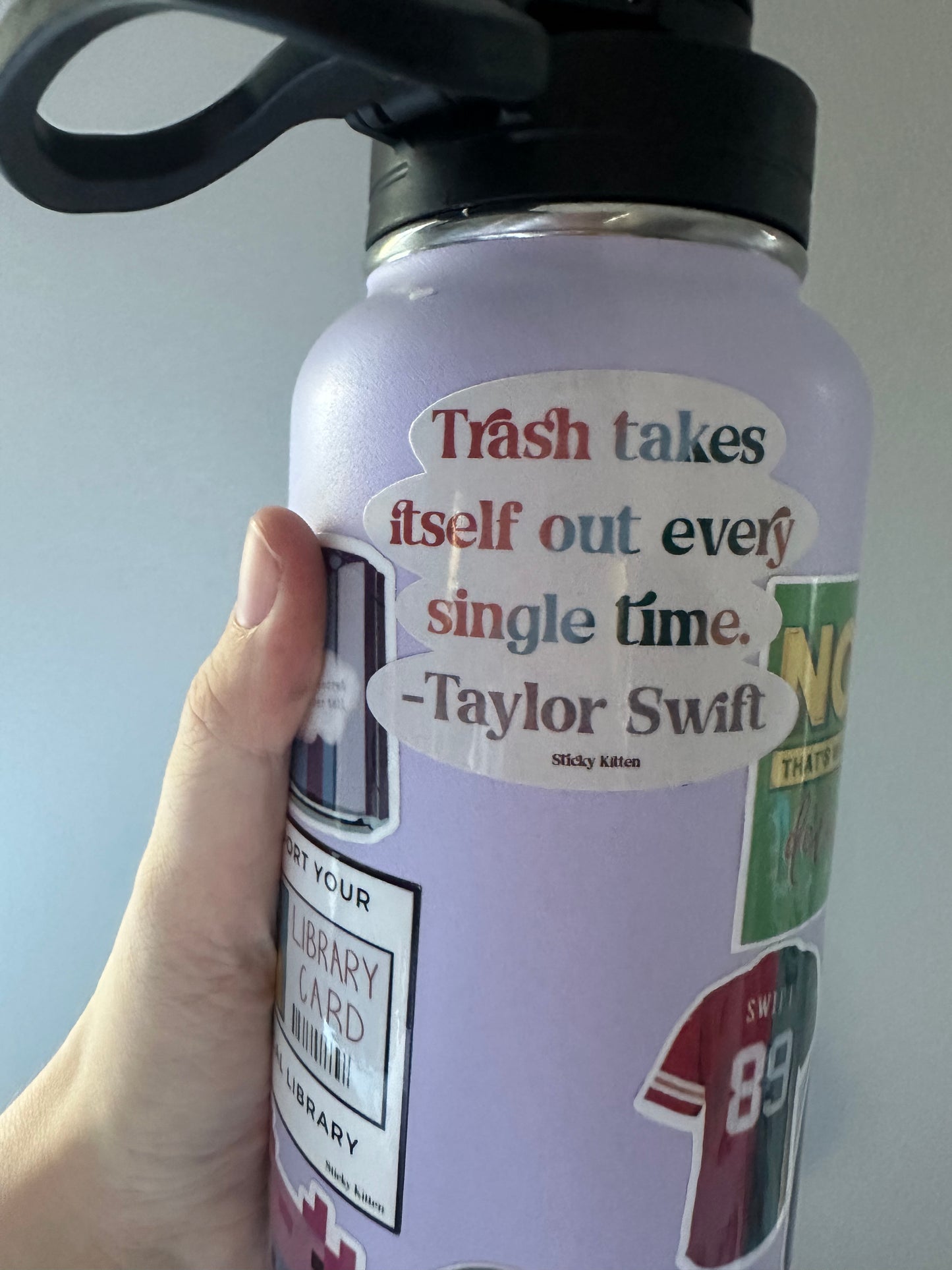 Trash Takes Itself Out Every Single Time -- Taylor Swift Sticker