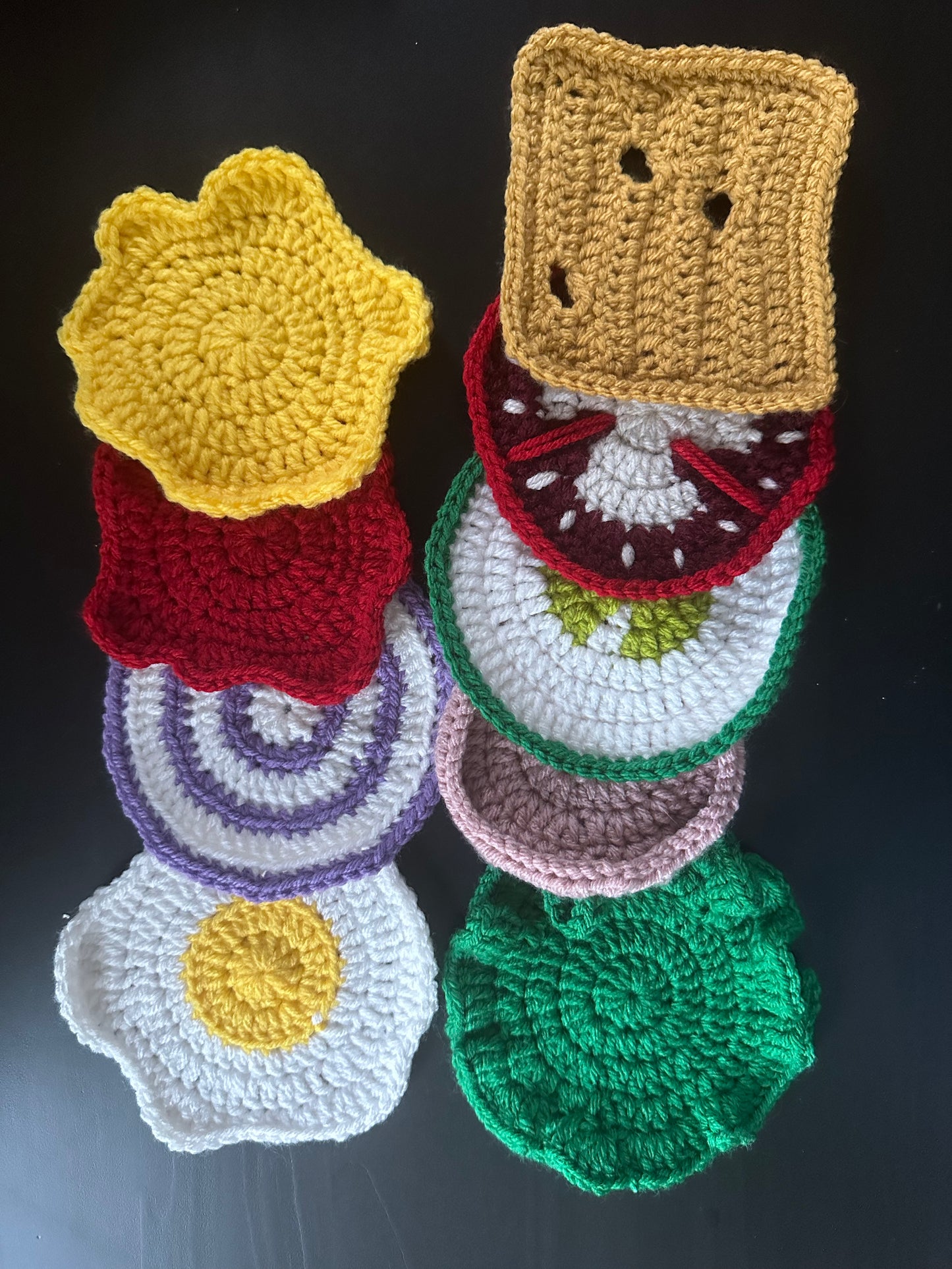 Hamburger Coaster Set