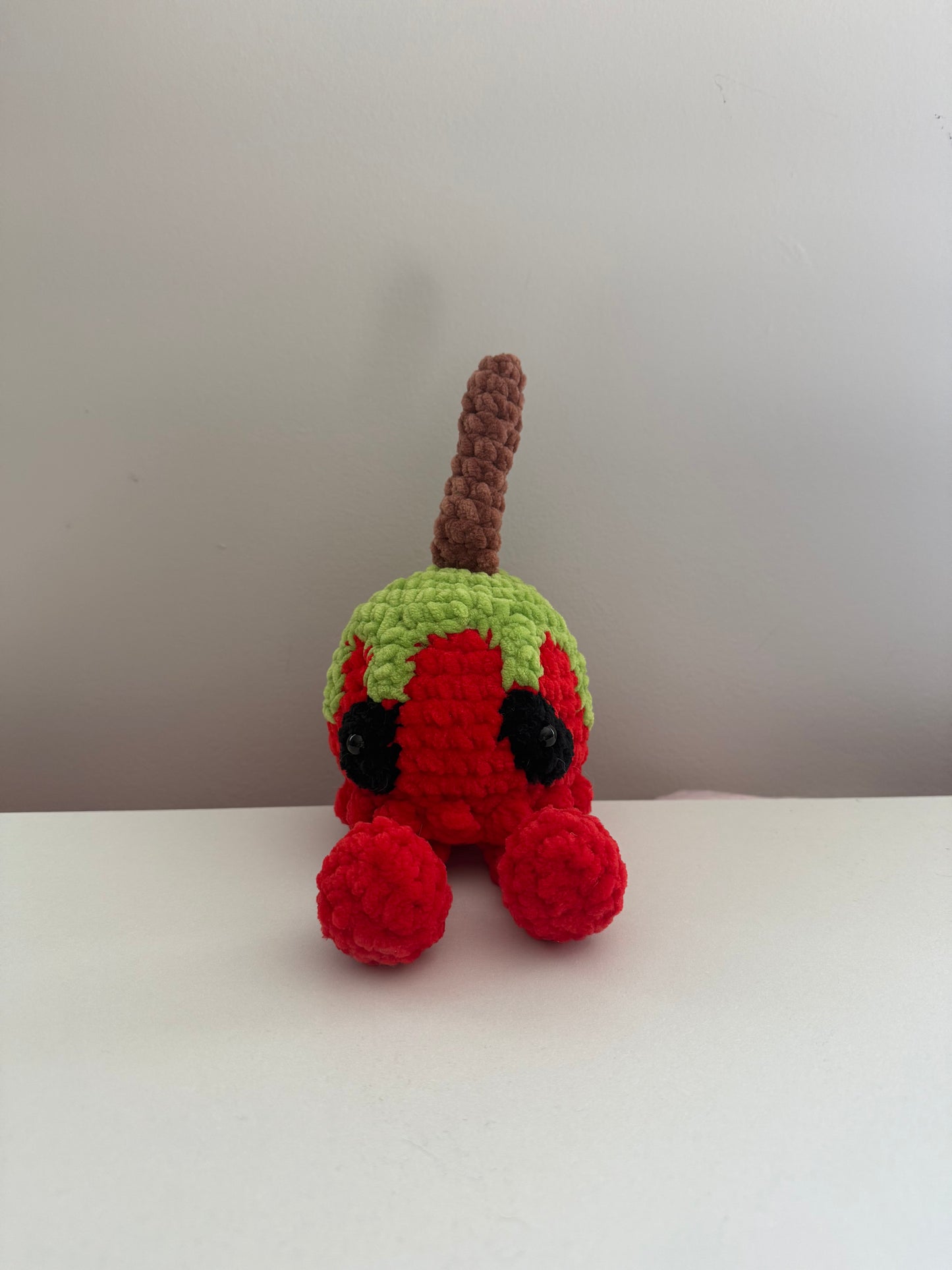 Jelly Cat Inspired Candy Apple Plushie Stuffed Animal
